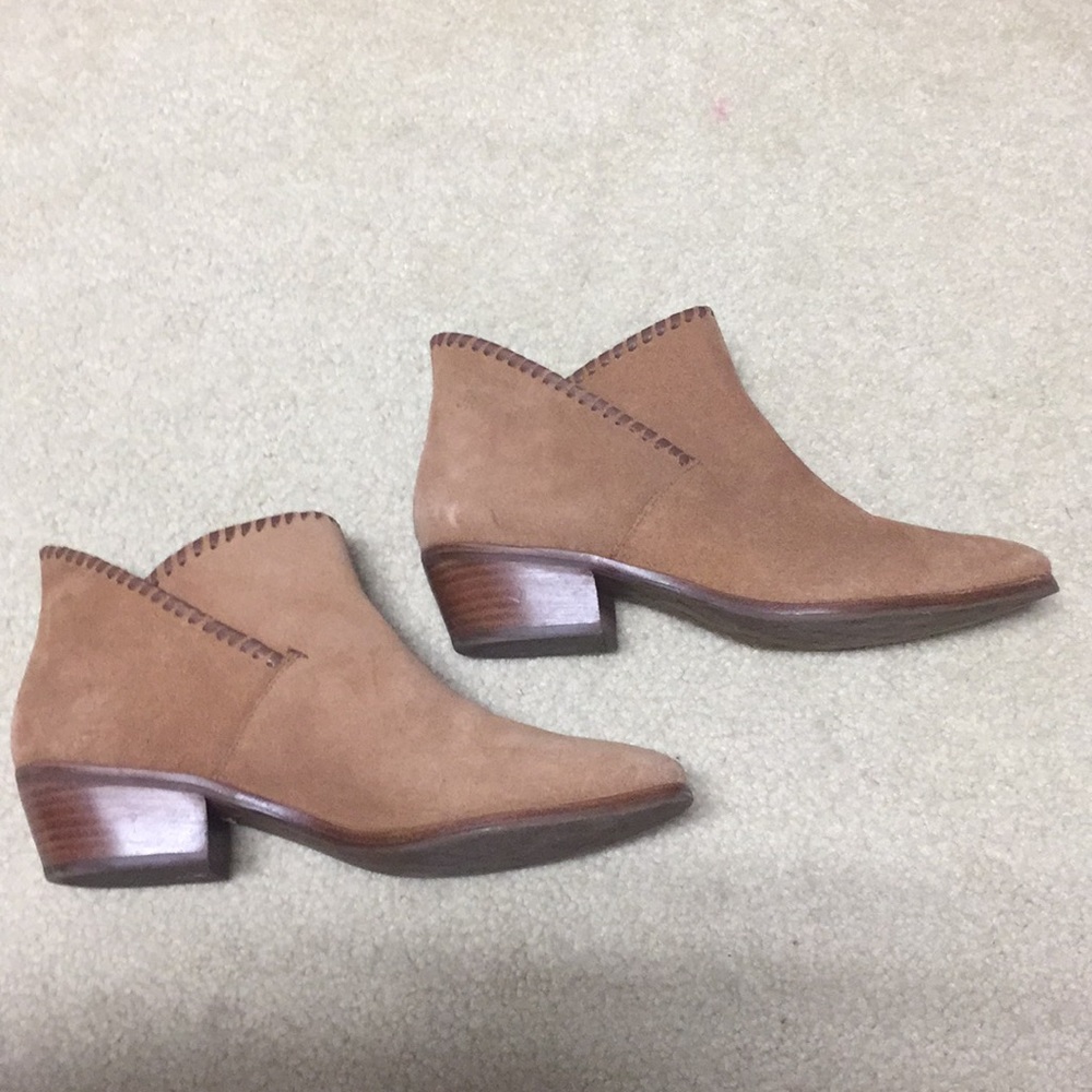 Jack Rogers Sadie Tan Ankle Boots Sz9